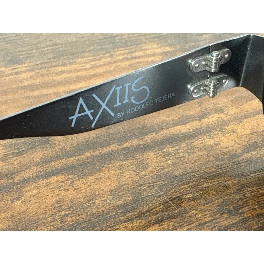 Axiis by Rodolfo Tejera Peace Out Round Matte Black Steampunk Sunglasses USA